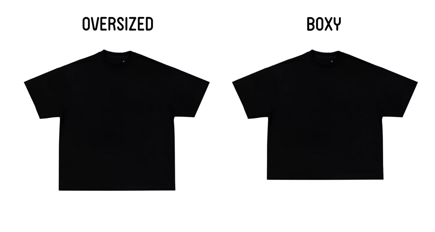 RUE PORTER - BOXY TEE BLACK