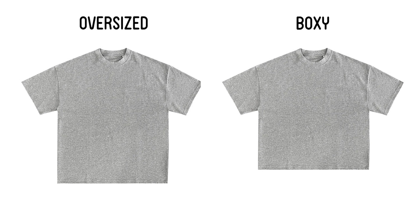 RUE PORTER - BOXY TEE HEATHER GREY