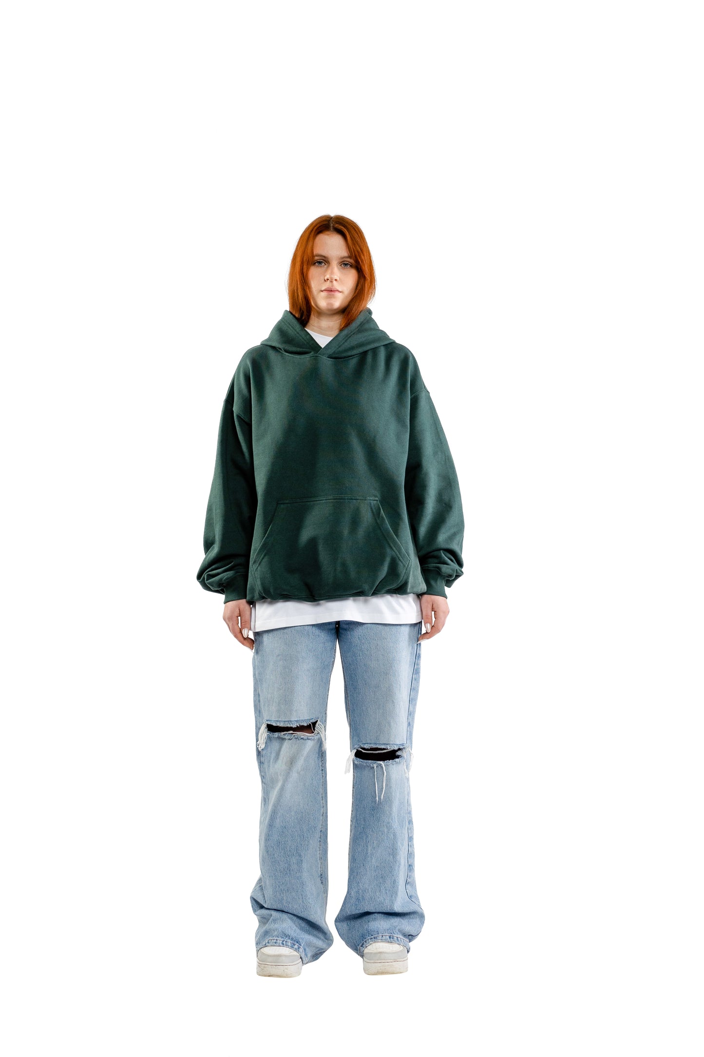 RUE PORTER - SUDADERA CON CAPUCHA NEGRA