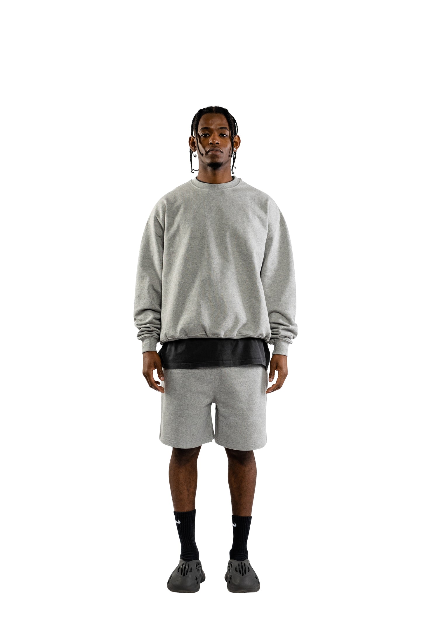RUE PORTER - SWEATER HEATHER GREY