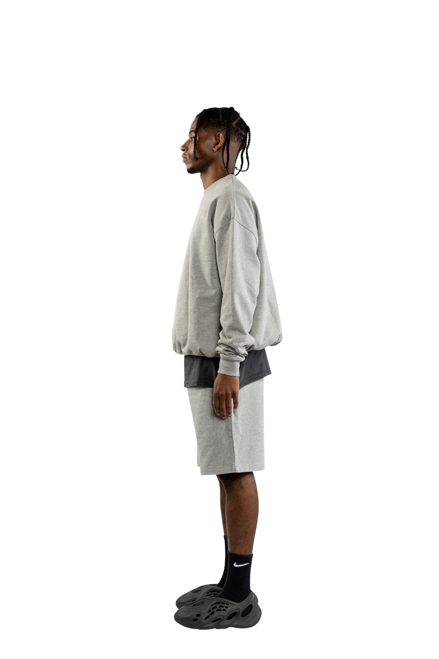 RUE PORTER - SWEATER HEATHER GREY