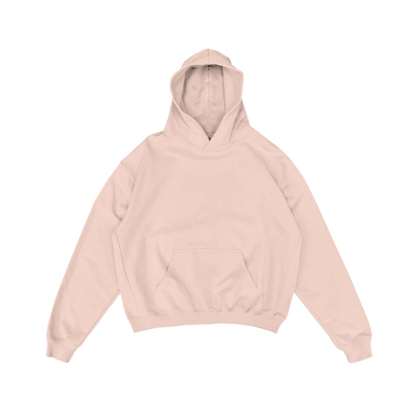 RUE PORTER - FELPA CON CAPPUCCIO ROSA POLVERE
