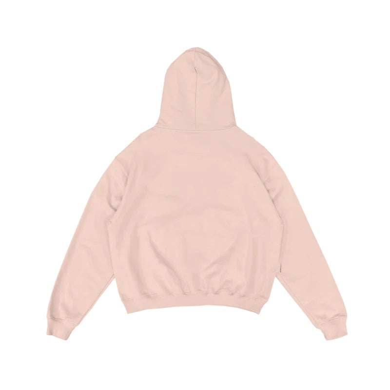 RUE PORTER - FELPA CON CAPPUCCIO ROSA POLVERE