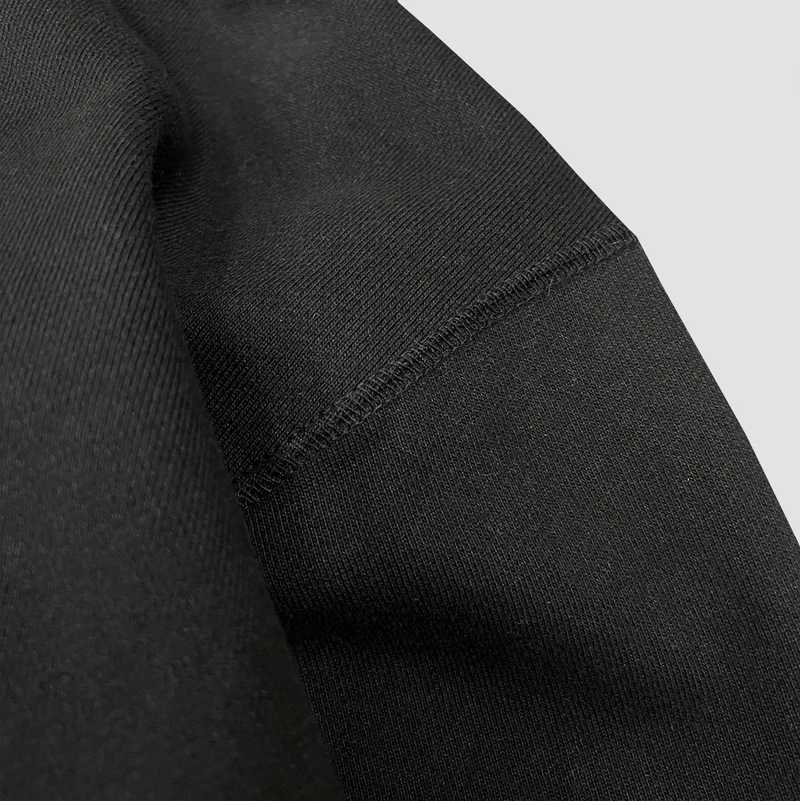 RUE PORTER - ZIP-UP HOODIE BLACK