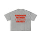 8MI Heavy Oversized Boxy Tee - Somewhere Between A Depression And Ibiza - Heather Grey - BACK - 25c9e094b7b3667a4b0f1c5ee343be267e03921e0380a665ac234f37de99e500