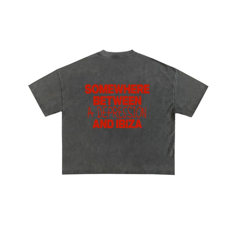 8MI Heavy Oversized Boxy Tee - Somewhere Between A Depression And Ibiza - Vintage Black - BACK - 2c923eec0a332b219a7beddcdafd7494c79d068110e6124347048ff9b117013d