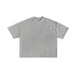 RUE PORTER - BOXY TEE HEATHER GREY