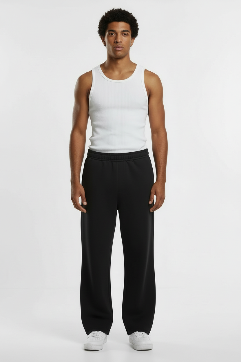 Cloud Straight Leg Pants Black