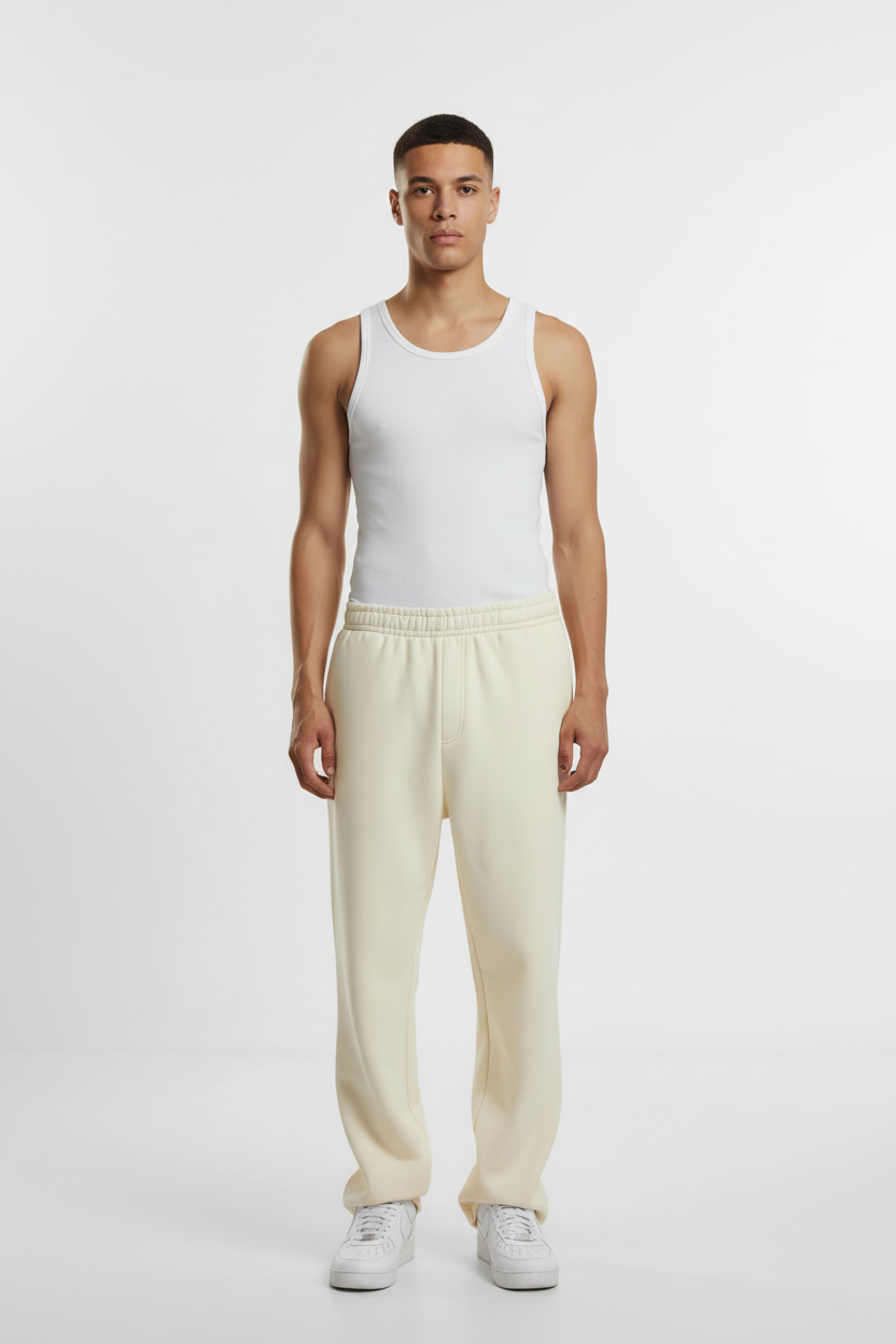 Cloud Straight Leg Pants Cream