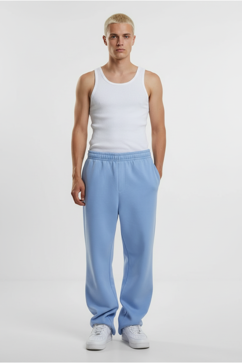 Cloud Straight Leg Pants Ice Blue