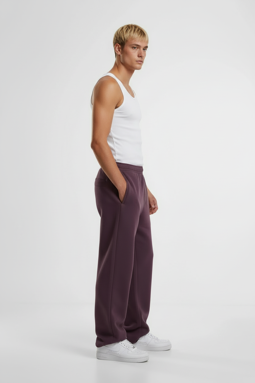 Cloud Straight Leg Pants Mulberry