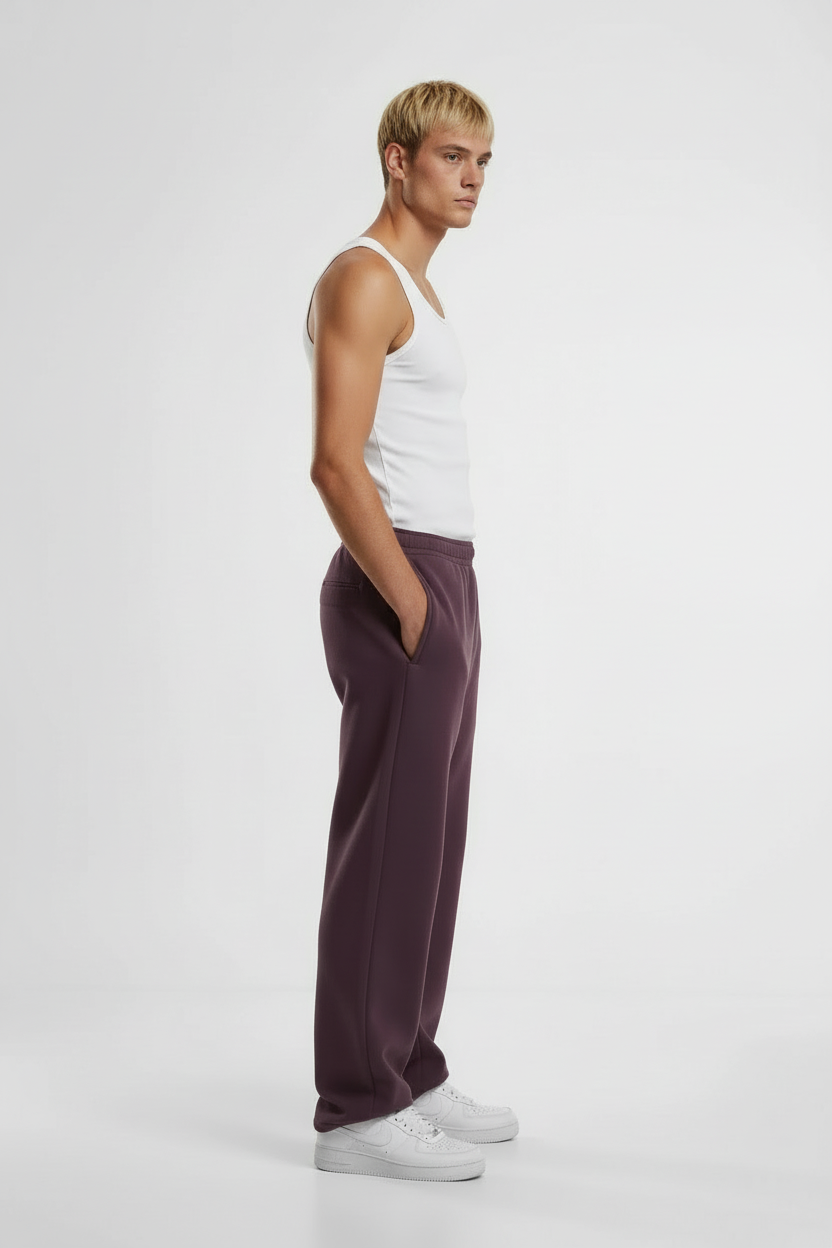 Cloud Straight Leg Pants Mulberry