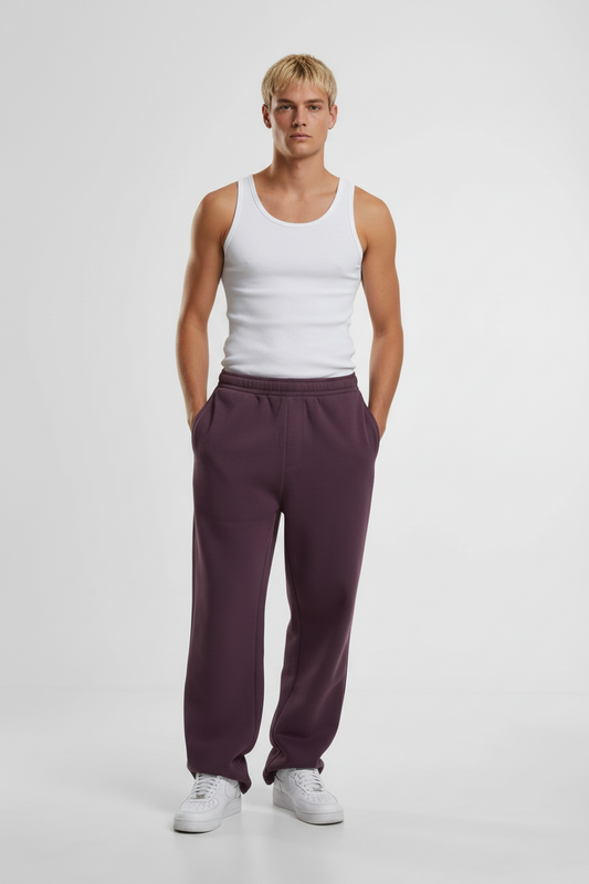 Cloud Straight Leg Pants Mulberry