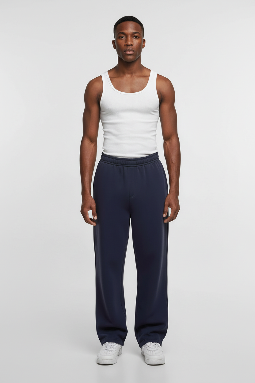 Cloud Straight Leg Pants Navy