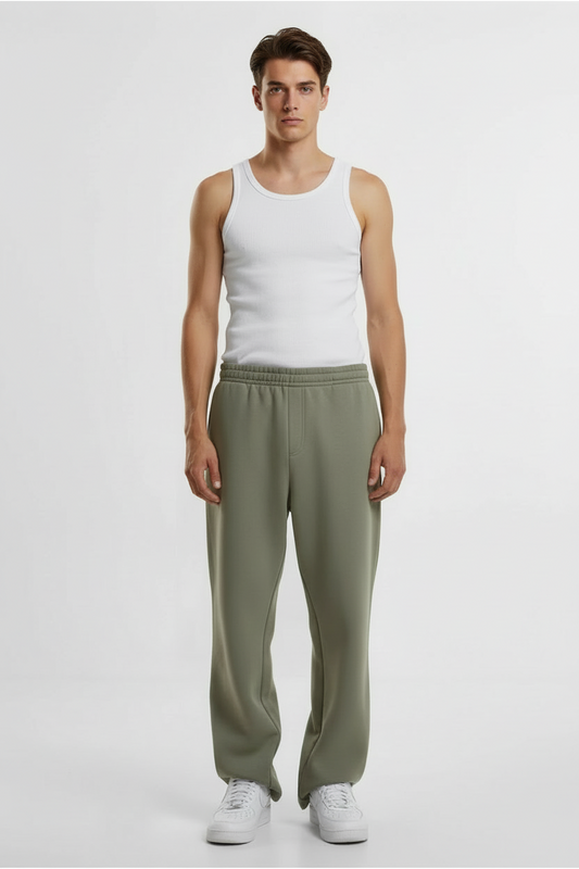 Cloud Straight Leg Pants Olive