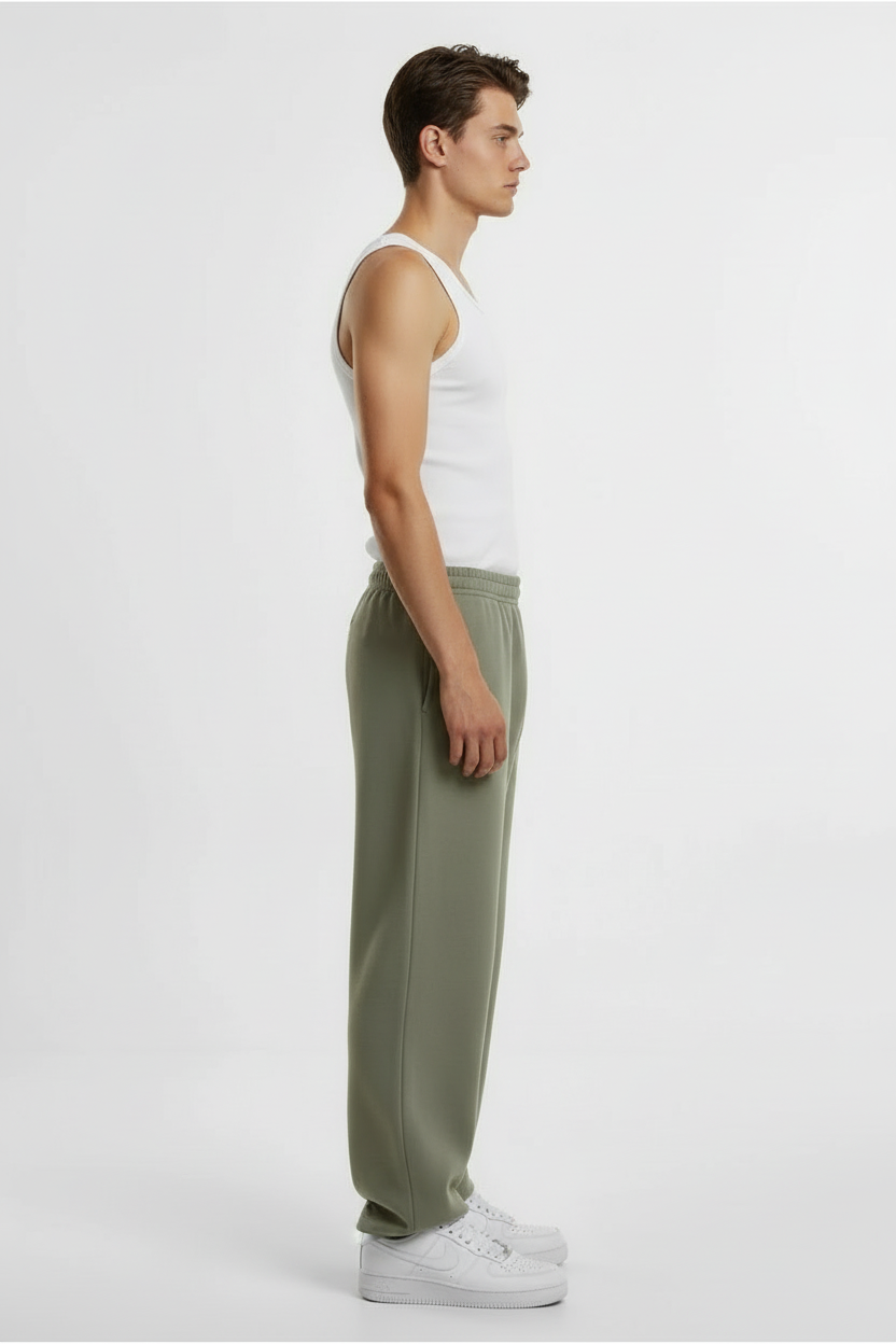 Cloud Straight Leg Pants Olive
