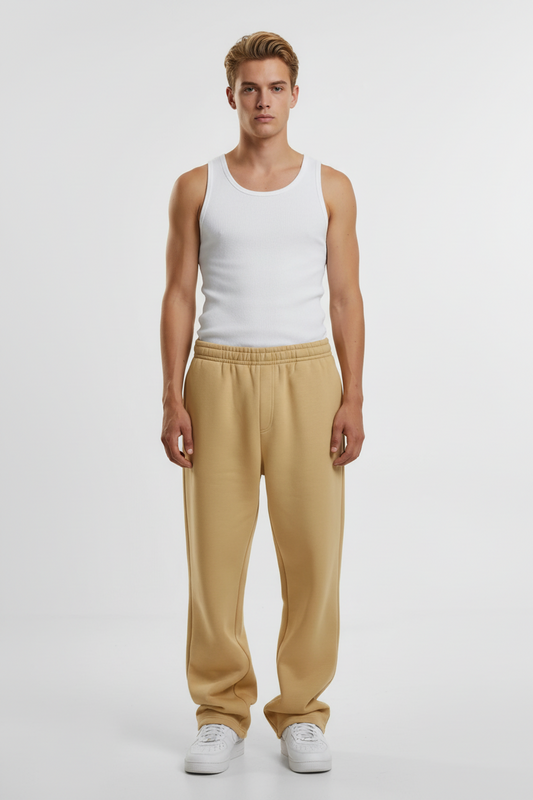 Cloud Straight Leg Pants Sand