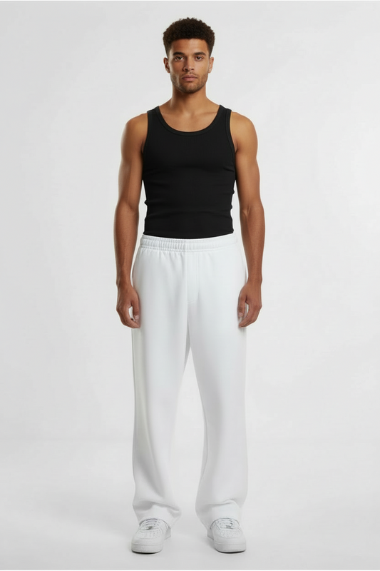 Cloud Straight Leg Pants White