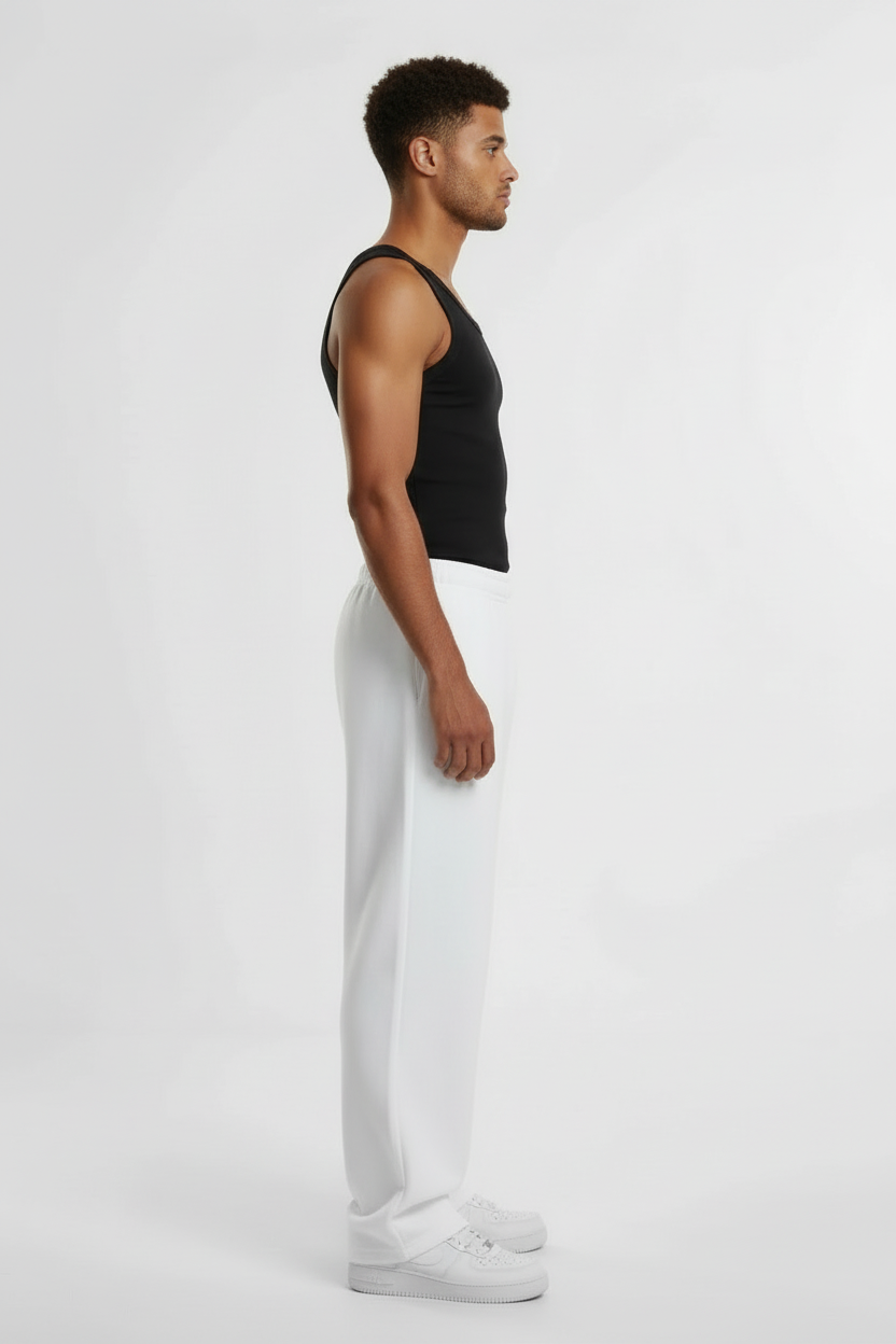 Cloud Straight Leg Pants White