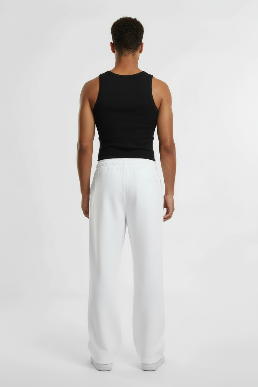 Cloud Straight Leg Pants White